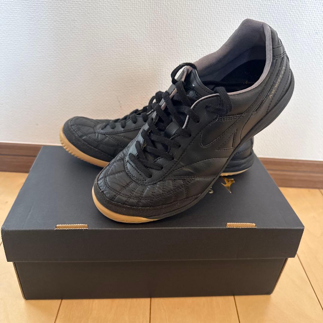 【美品】モレリア SALA JAPAN IN ブラック×ブラック 23cm