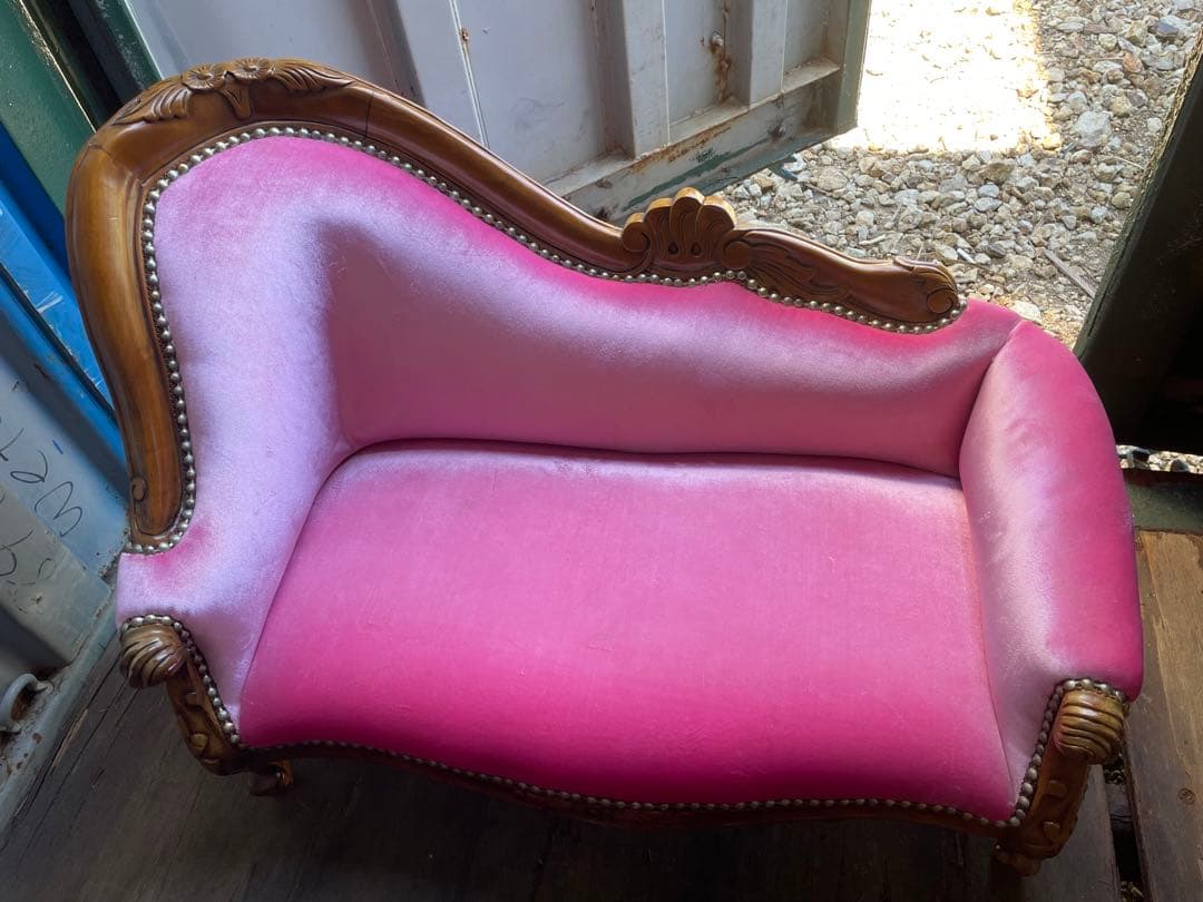 ペット専用ミニソファー　アンティーク　お姫様系