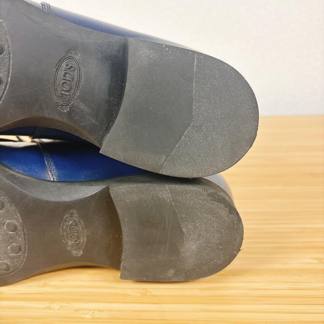 【美品】TOD'S トッズ タッセルローファー スリッポン フリンジ 24.5