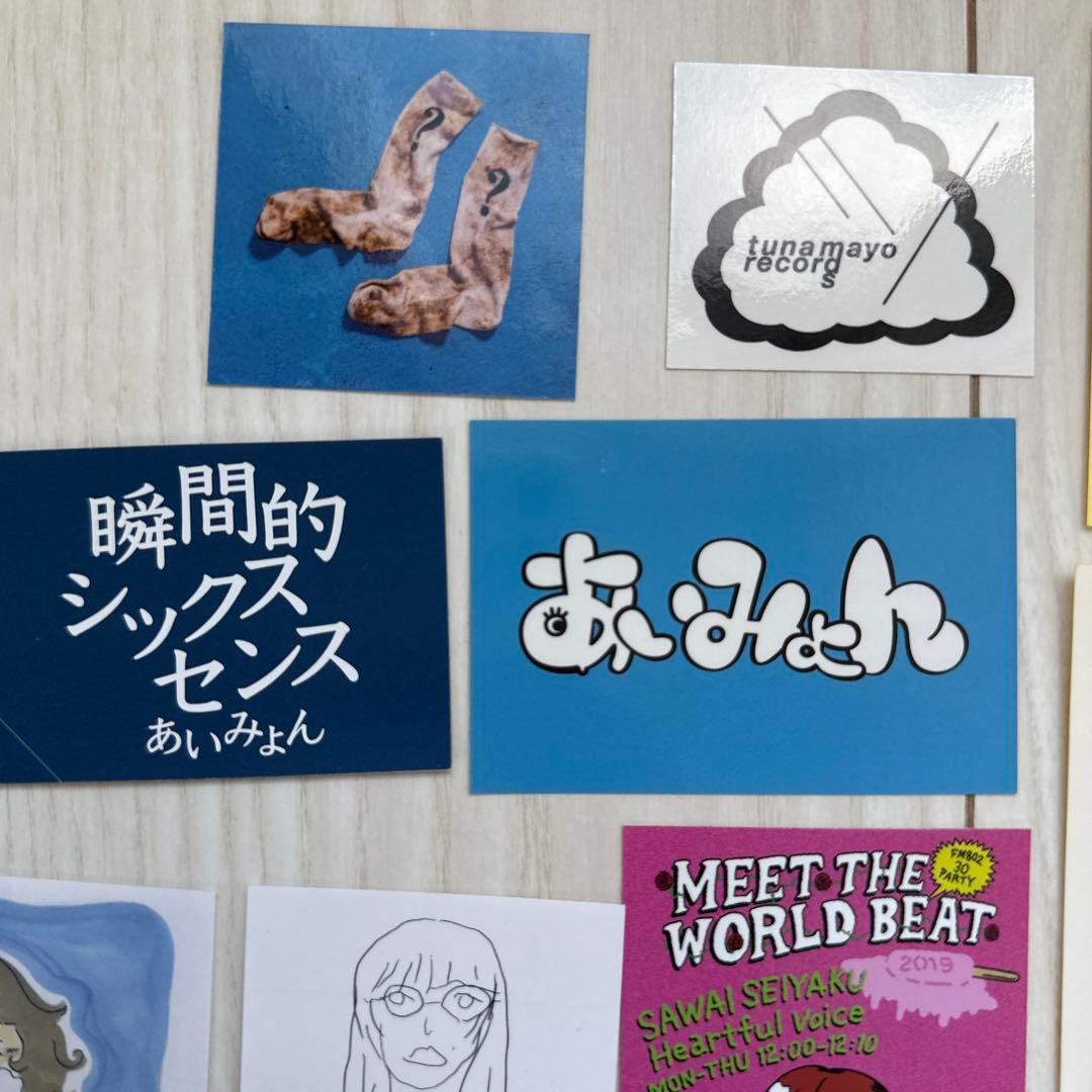 あいみょん　ステッカー　特典　ライブ　配布物　タトゥーシール　カード