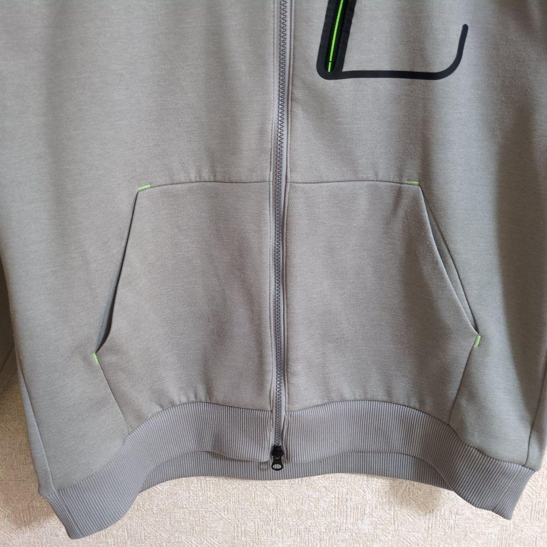 ニューバランスゴルフ フルジップ ダンボールニット 裏起毛 フーディー XL