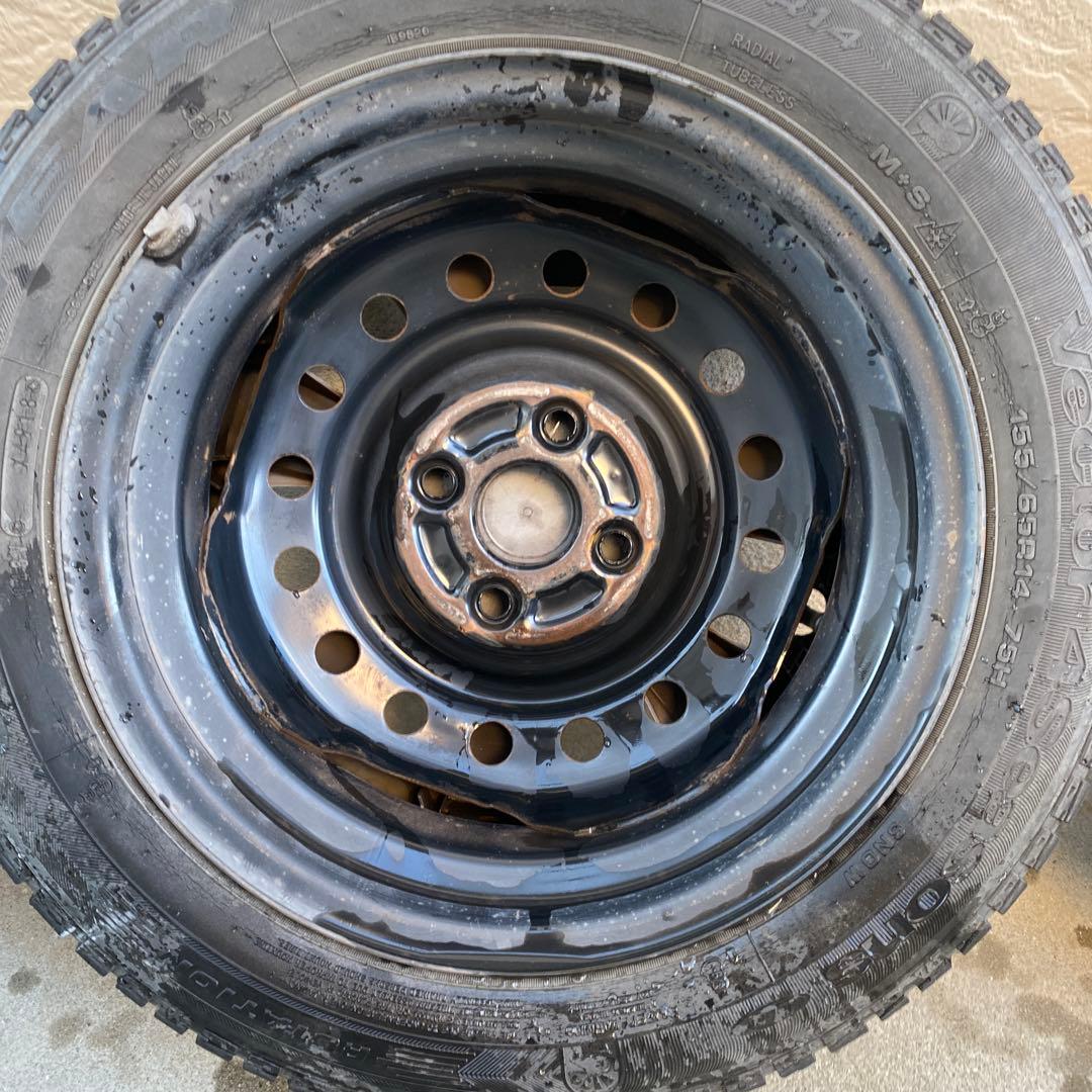 タント　ミライース　14インチ タイヤ・ホイールセットla600s la300s