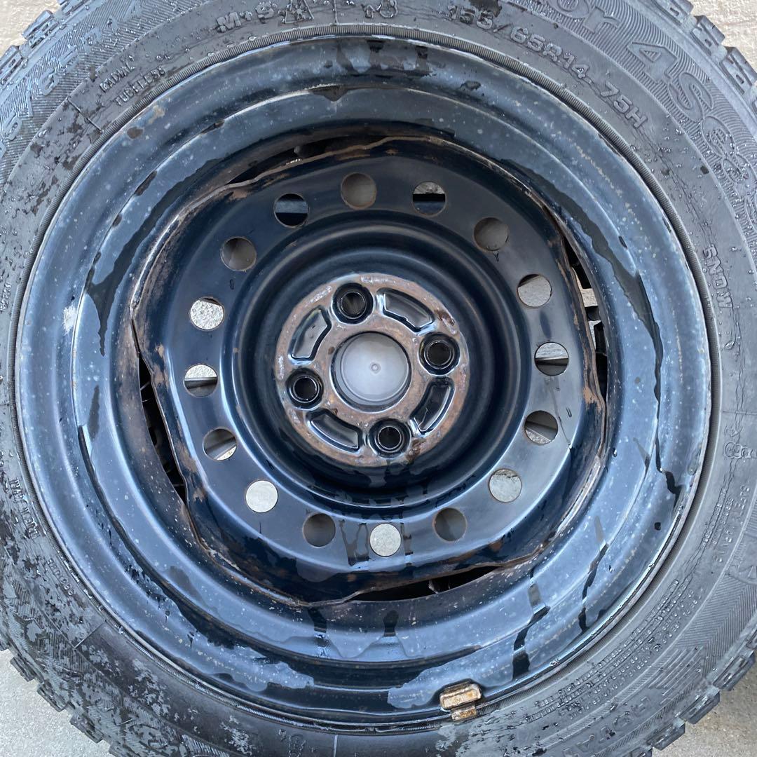 タント　ミライース　14インチ タイヤ・ホイールセットla600s la300s