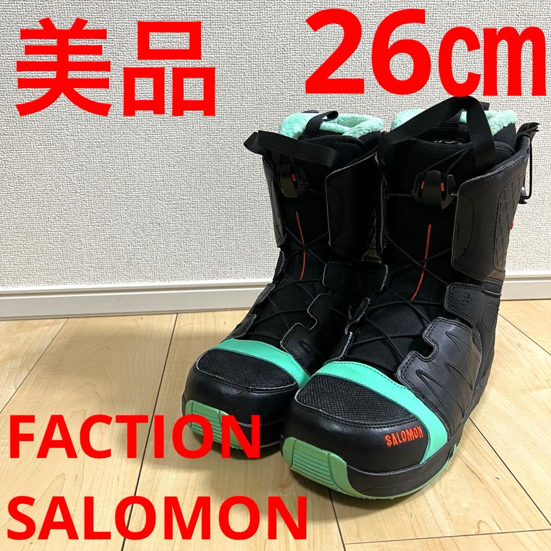 【美品_即日発送】SALOMON サロモンスノボ FACTION 26.0cm