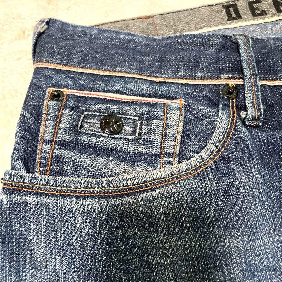 【希少】DENHAM×SHIPS別注CUTTER 赤耳　ストレートW32