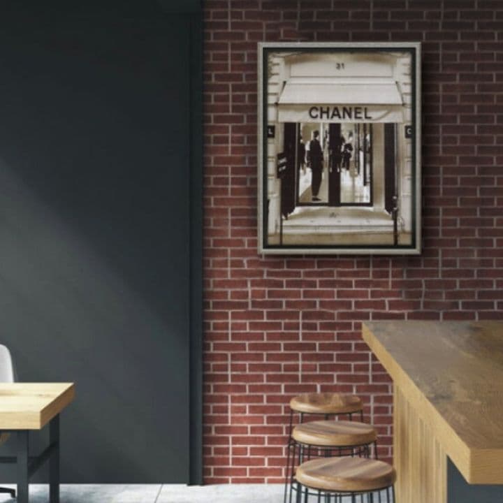 輸入雑貨　オマージュキャンバスアートパネル　『CHANEL』　エントランス