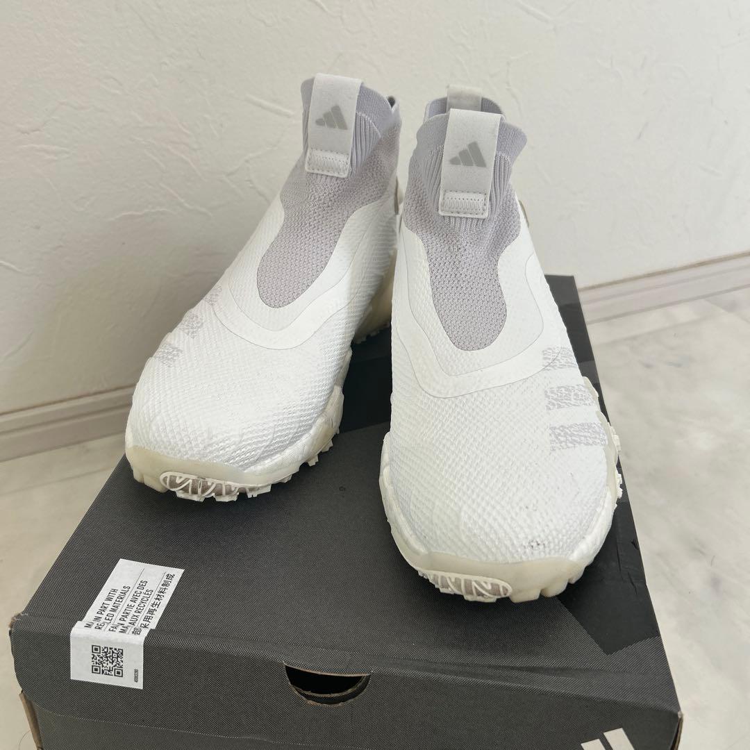 美品adidas golf 女性用ホワイト シューズ