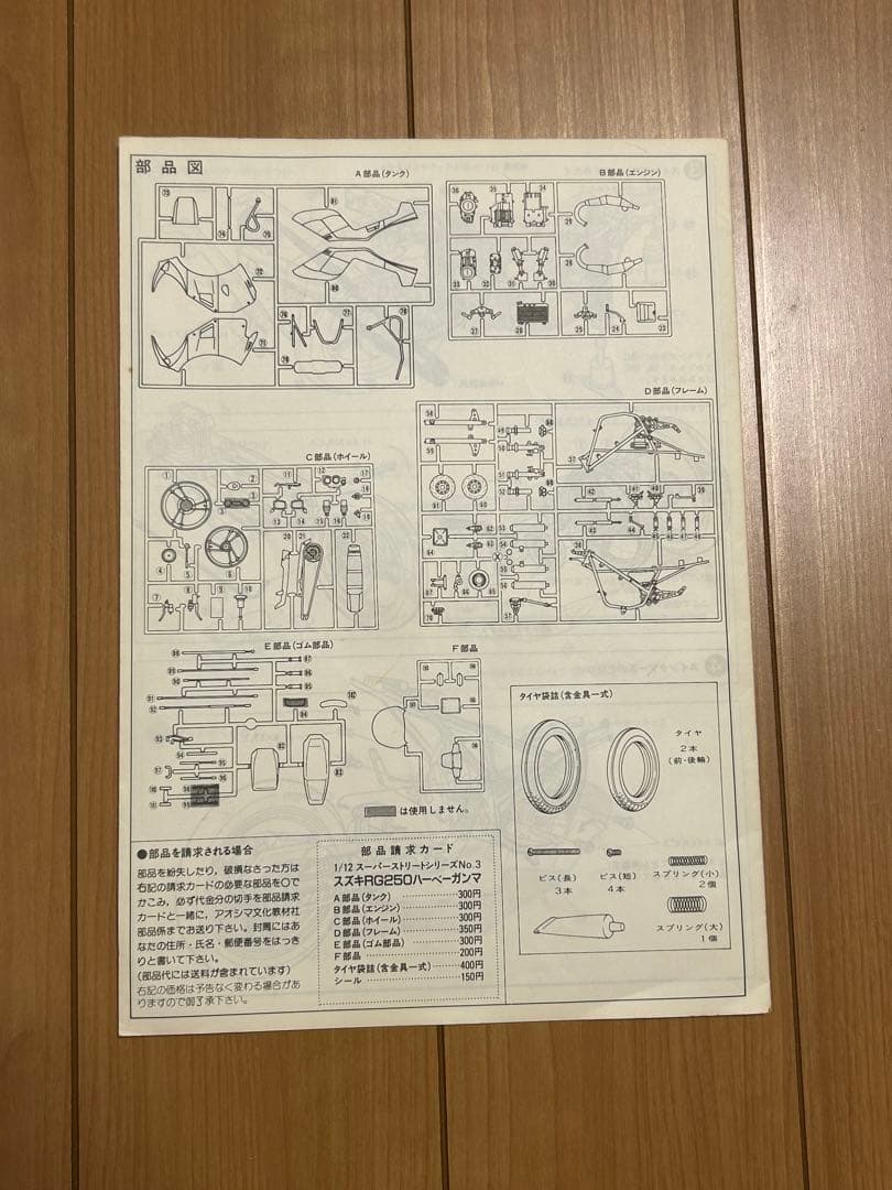 アオシマ　タミヤ　バイク　7台セット
