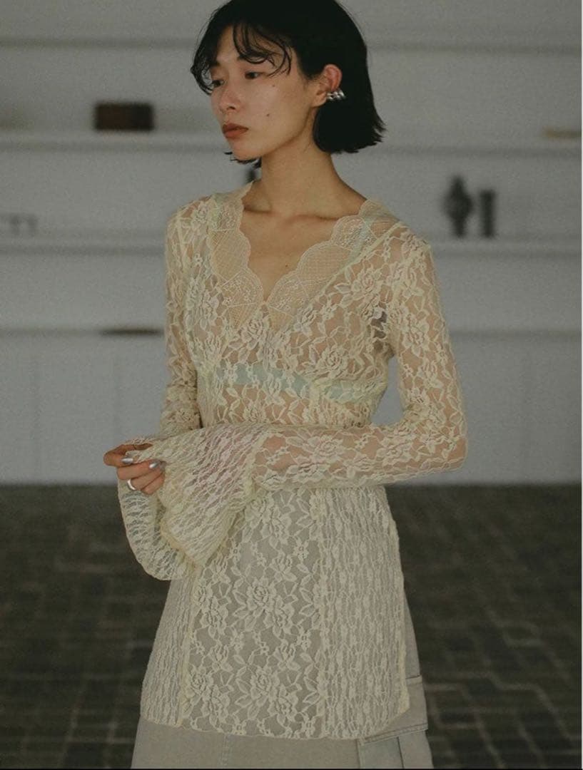 新品 Ameri COMBINATION LACE TOP