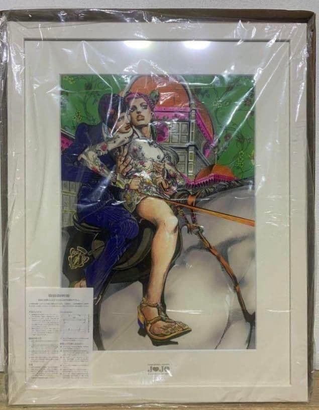 新品・未展示　ジョジョ展　GUCCIコラボ　徐倫&ブチャラティ　荒木飛呂彦原画展