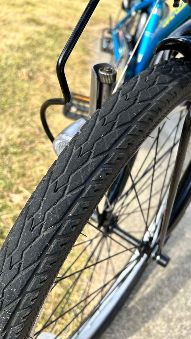 22インチ ジュニアサイクル 自転車 6段ギヤ 譲渡書類有 引き取り限定 茨城