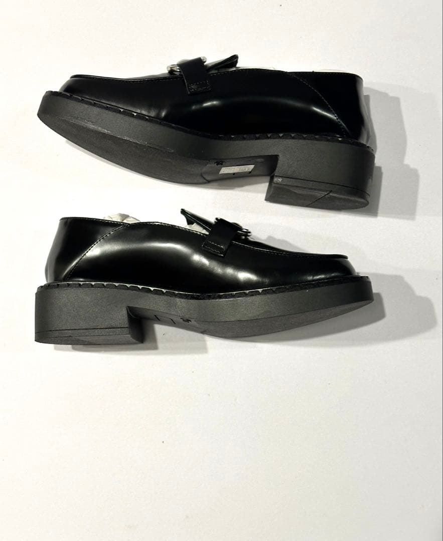 FABIO RUSCONI ファビオルスコーニ ビットローファー 36 黒新品