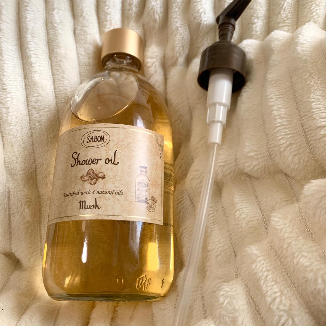 新品未開封*SABON シャワーオイル 500ml ムスク*ポンプ付き