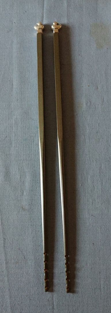 茶道具南鐐(純銀)火箸