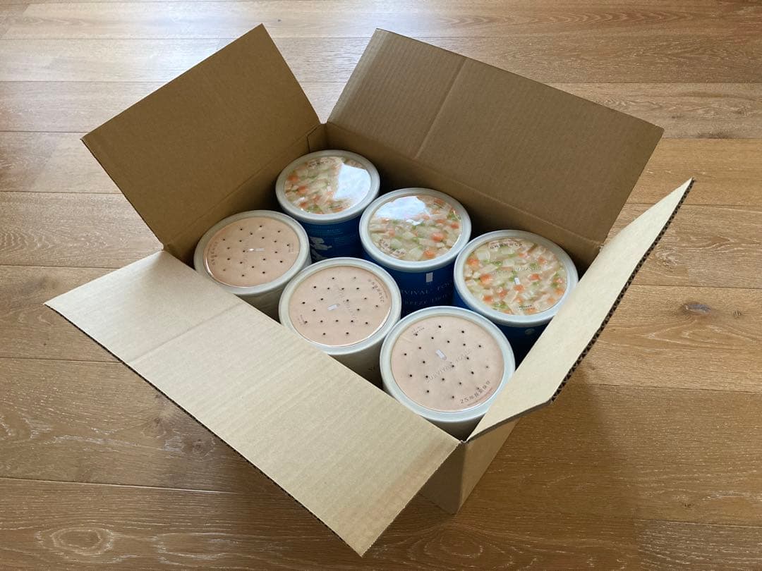 サバイバルフーズ クラッカー&チキンシチュー 大缶 各3個 2041年3&6月迄