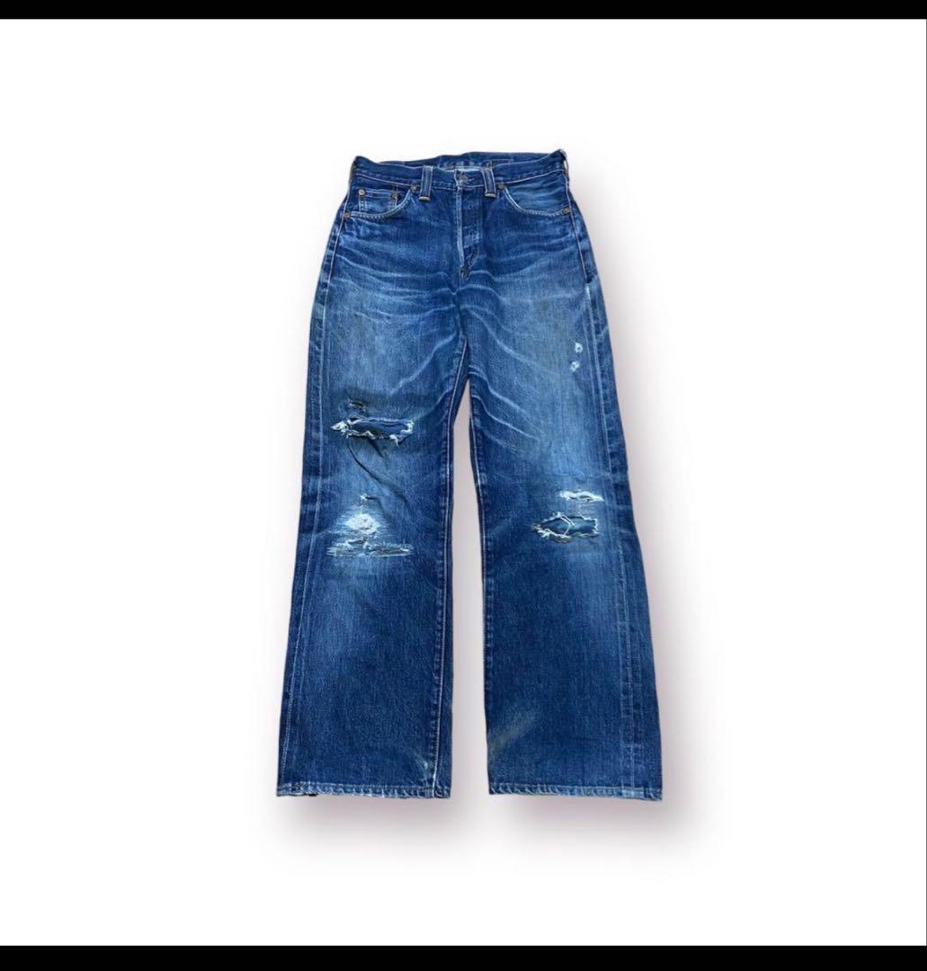 90s LEVI’S リーバイス 201XX デニムパンツ 鬼ヒゲ バレンシア製