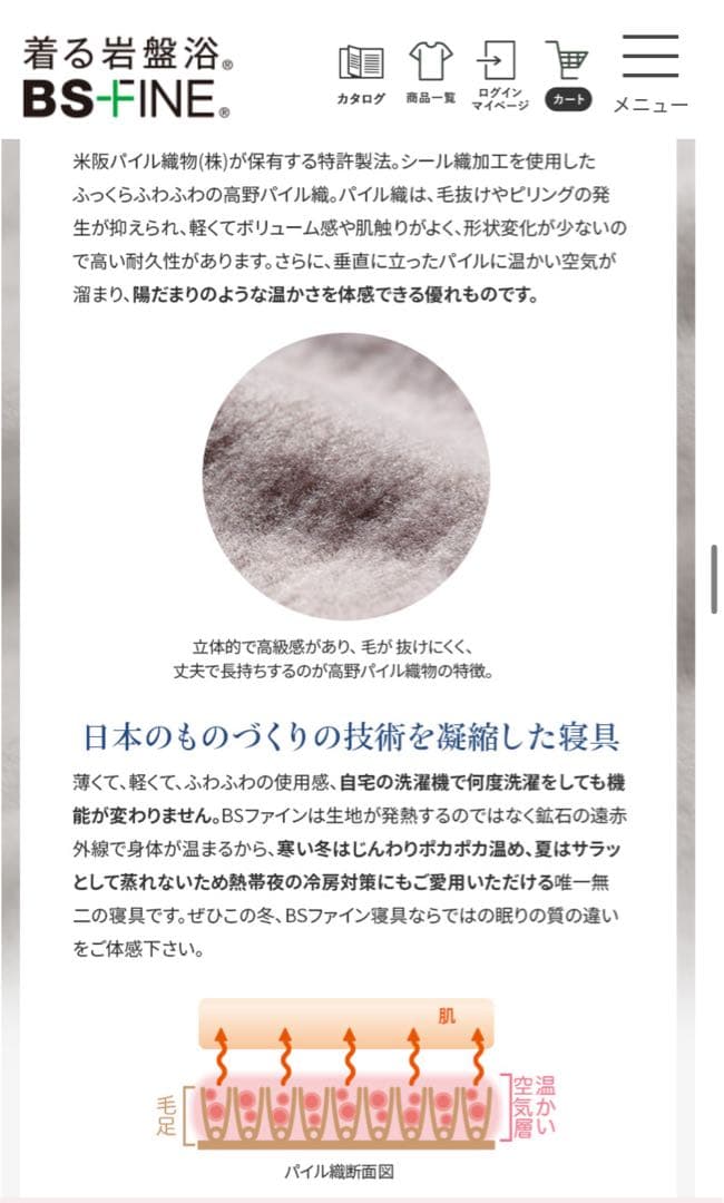 BSファイン敷パッド