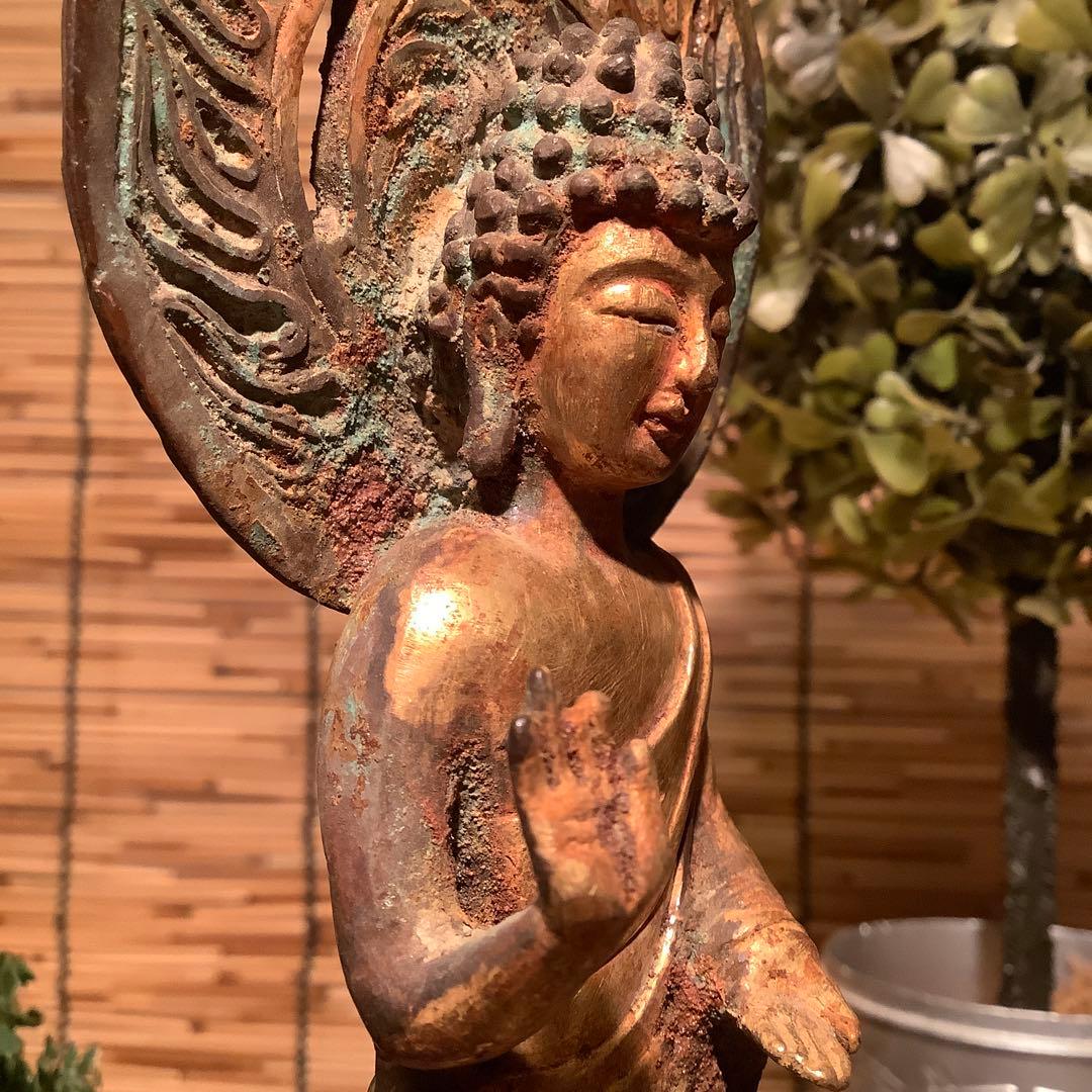 朝鮮・三国時代「秘仏・阿弥陀如来坐像」高句麗・百済・新羅・寺院仏閣・鍍金銅仏