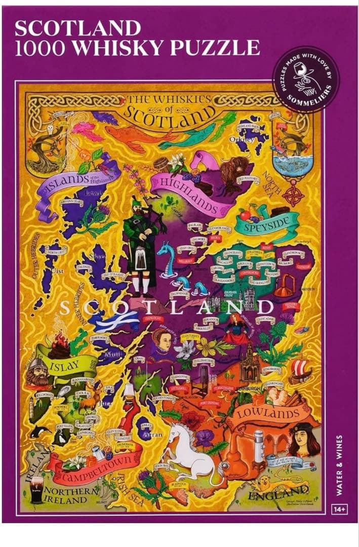 スコットランド　パズル　SCOTLAND 1000 WHISKY PUZZLE