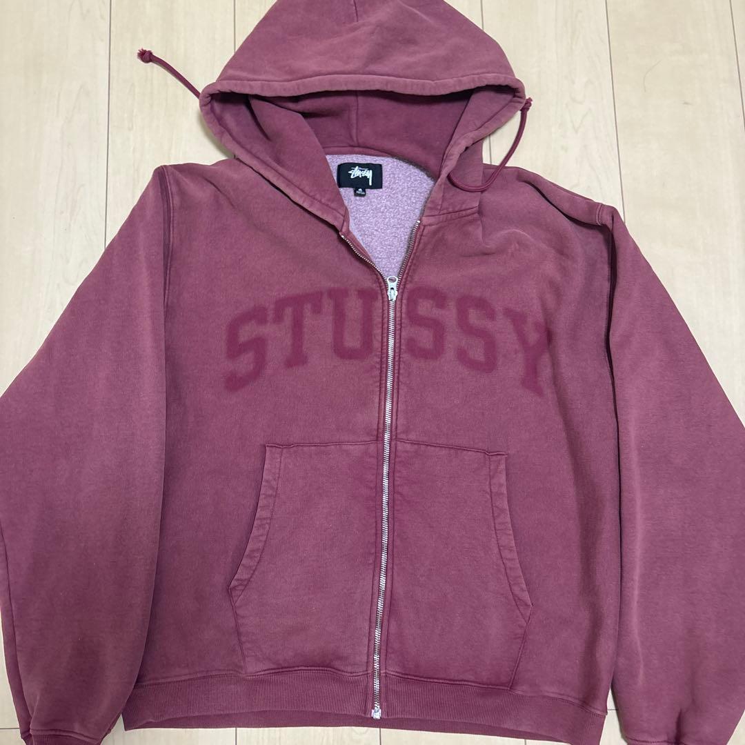 stussy ZIP HOODIE FADED GRAPHICステューシー