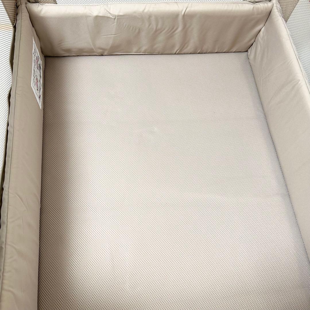 【美品】Aprica ココネルエアー 折り畳み ミニベビーベッド ポータブル