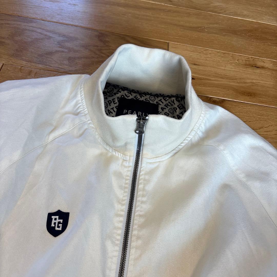 PEARLY GATES★オシャレなビッグロゴ スエードジャケット5★ニコちゃん