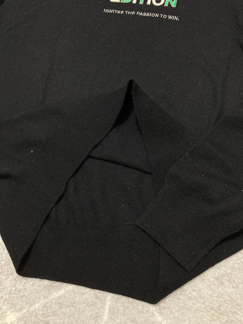 新品 パーリーゲイツ マスターバニー カシミヤ混 タートルネックニット 6LL黒