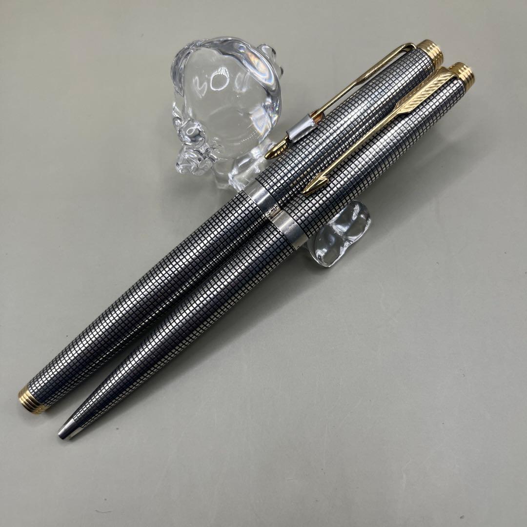 【廃盤レア】PARKER パーカー75 シズレ 万年筆・BP Silver