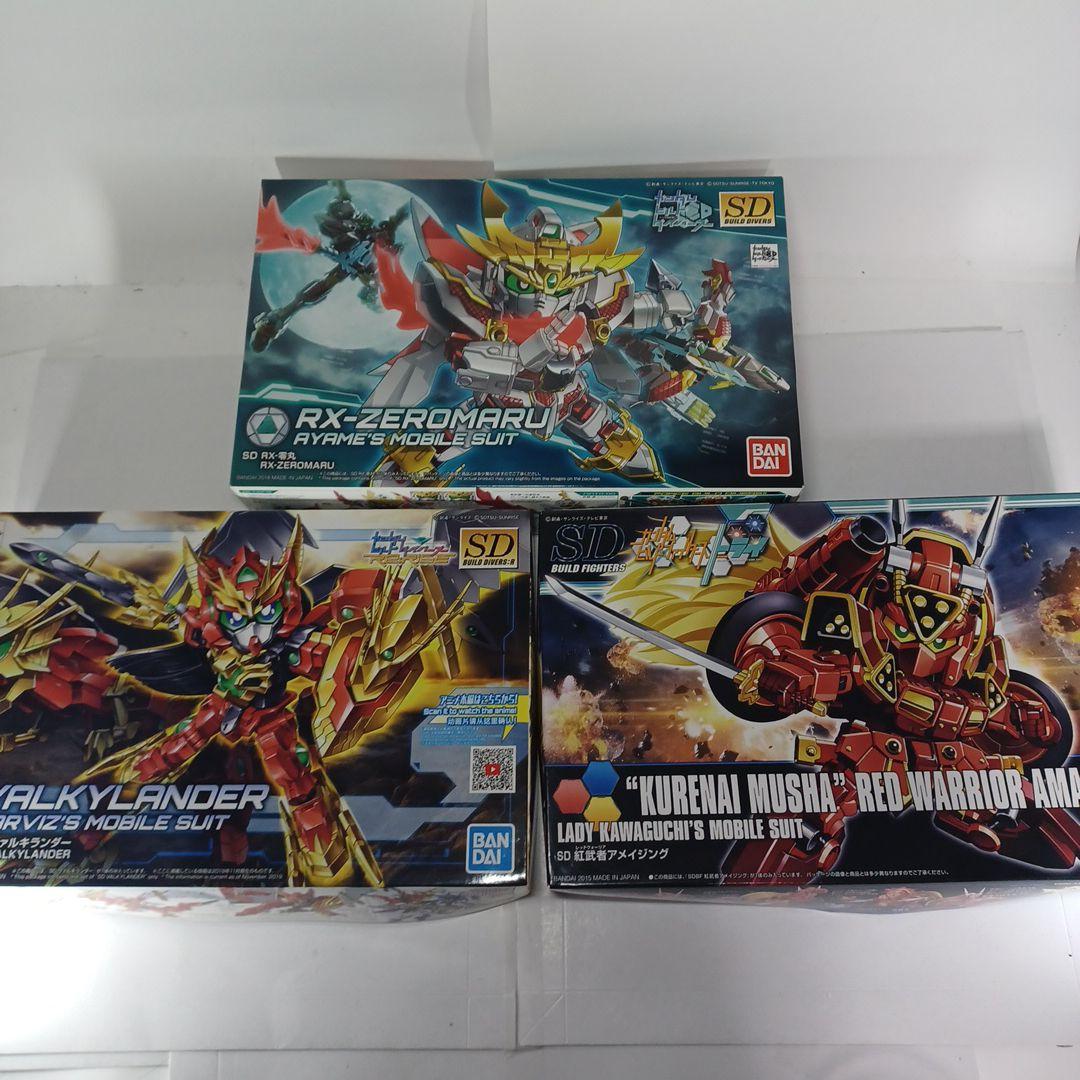 ビルドダイバーズ　ガンプラ　SD　RX-零丸　R ヴァルキランダー　紅武者アメイ