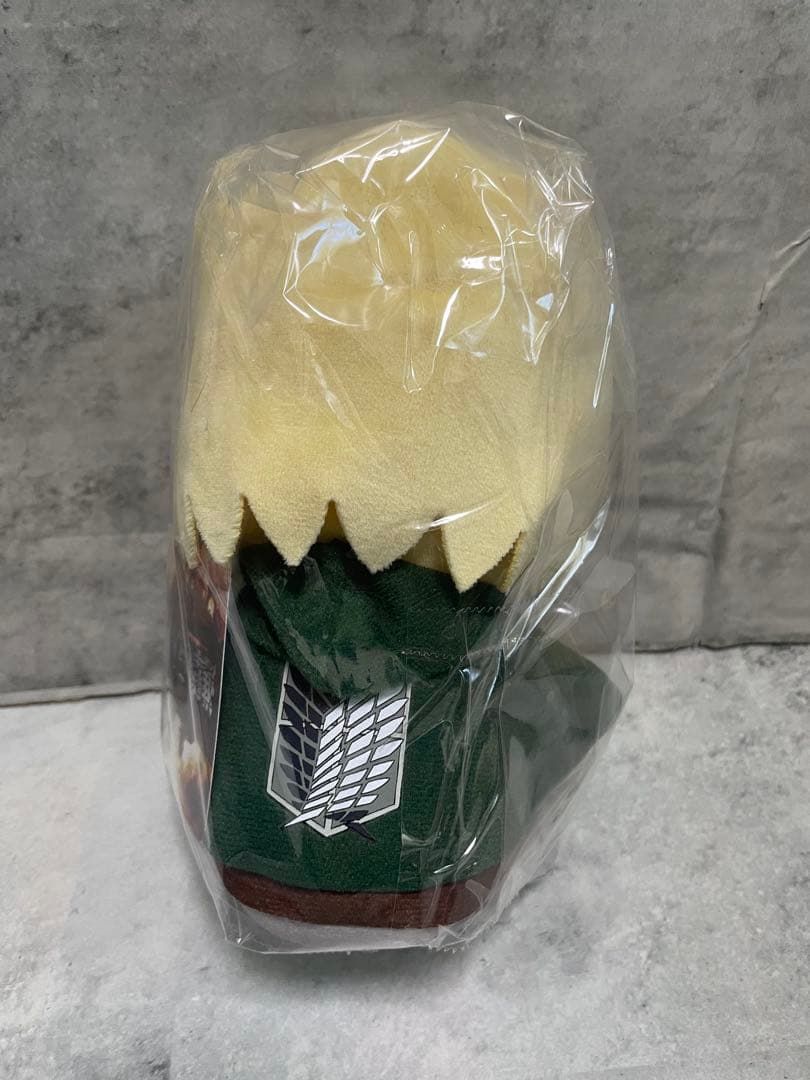 進撃の巨人 お座りぬいぐるみS アルミン・アルレルト　調査兵団　自由の翼