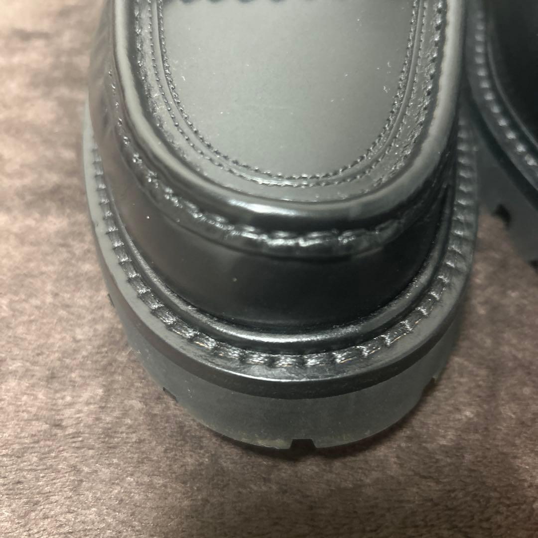 CELINE ブラック フリンジローファー