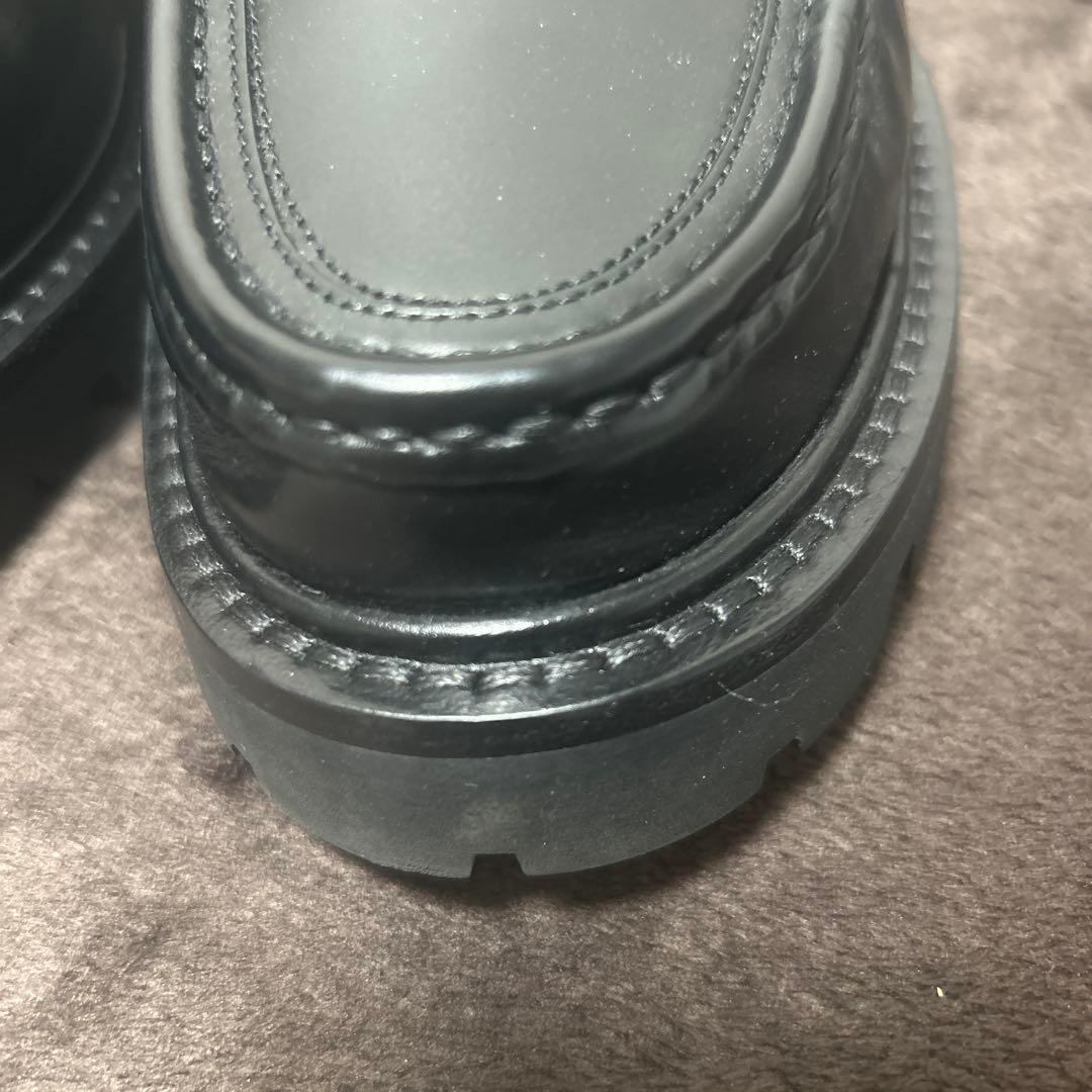 CELINE ブラック フリンジローファー