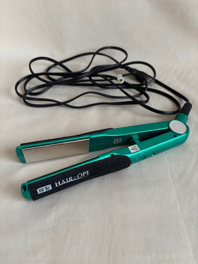 サニープレイス 輝髪 ヘアアイロン ヘアオペ MG グリーン