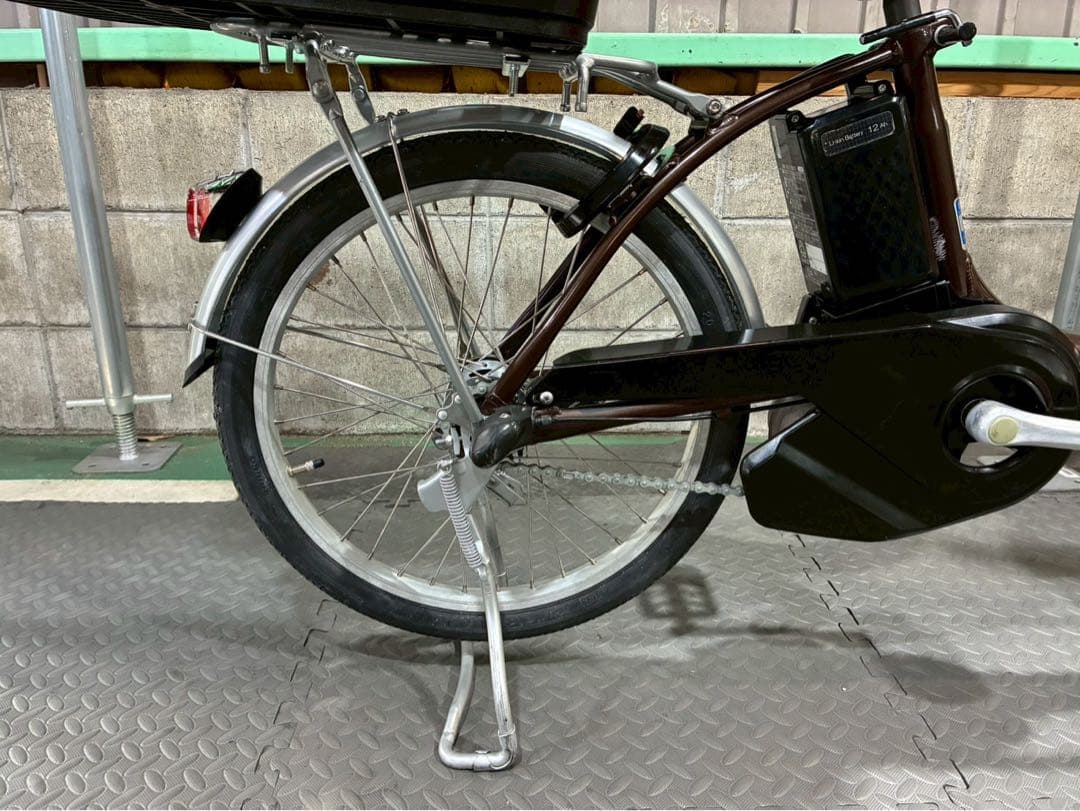 №8701 電動自転車パナソニックビビL.S 20インチ✨大容量リアバスケット✨