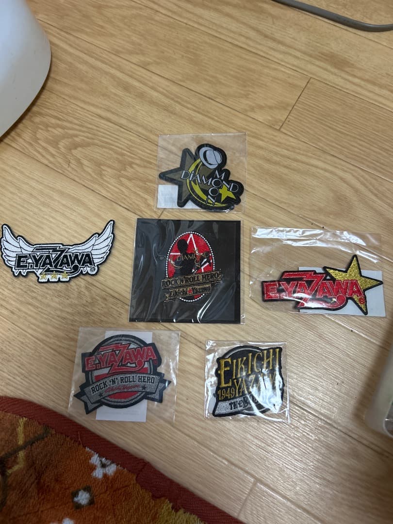 E.YAZAWA アイロンワッペン6 枚セット