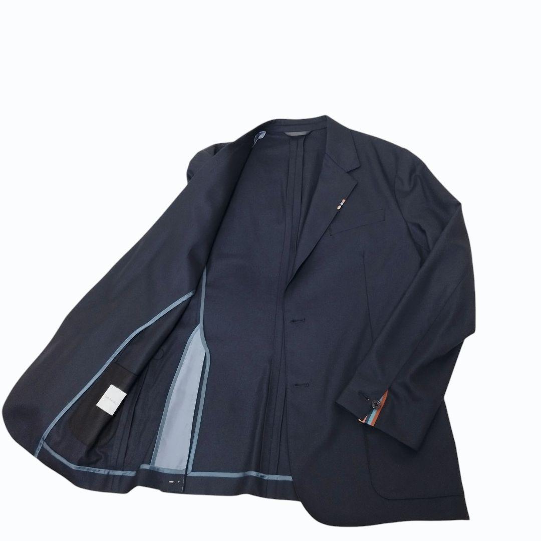 【現行】ポールスミス ソリッドウール ストレッチ ジャケット テーラード 極美品