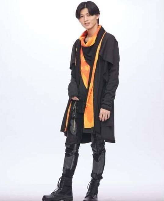 ブンオレンジ 振騎玄蕃 ブンブンジャー×h.NAOTO レイヤードカーディガン