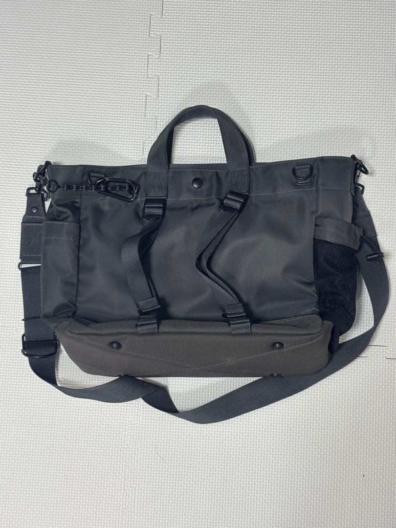 Porter グレー ナイロン ショルダーバッグ