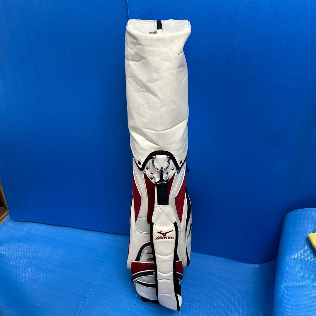 Mizuno キャディバッグ ホワイト/レッド