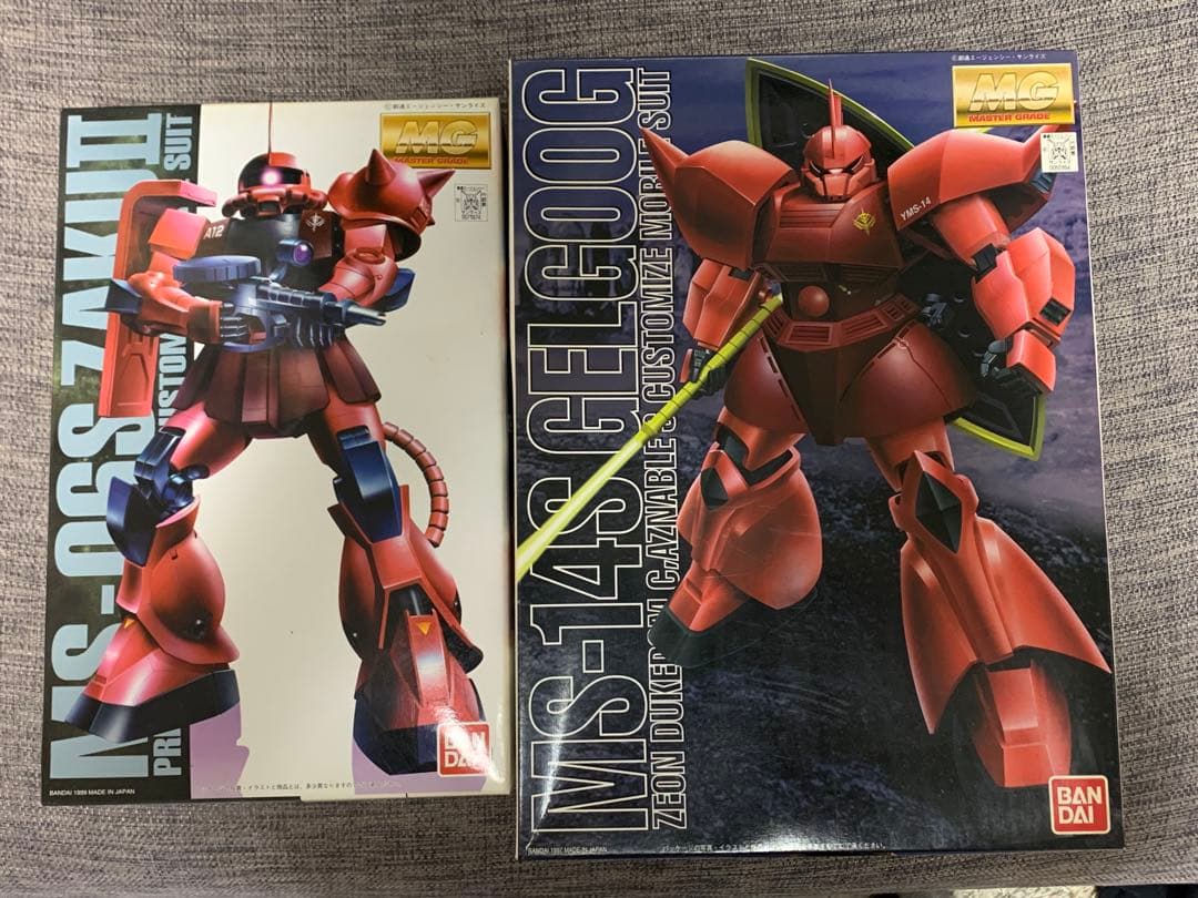 ガンダム　MG ザクⅡ コーティングバージョン MS-14 ゲルググ　5体まとめ