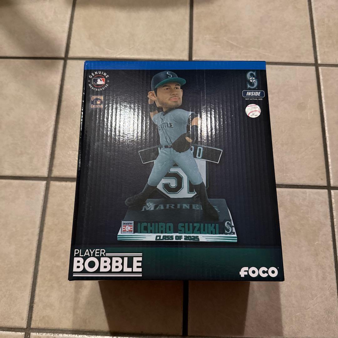 510体限定 イチロー ボブルヘッド 野球殿堂 レーザービームＶｅｒ．