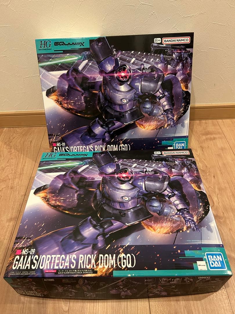 HG リック・ドム ガイア機/オルテガ機(GQ) 新品未開封 未組立　２セット