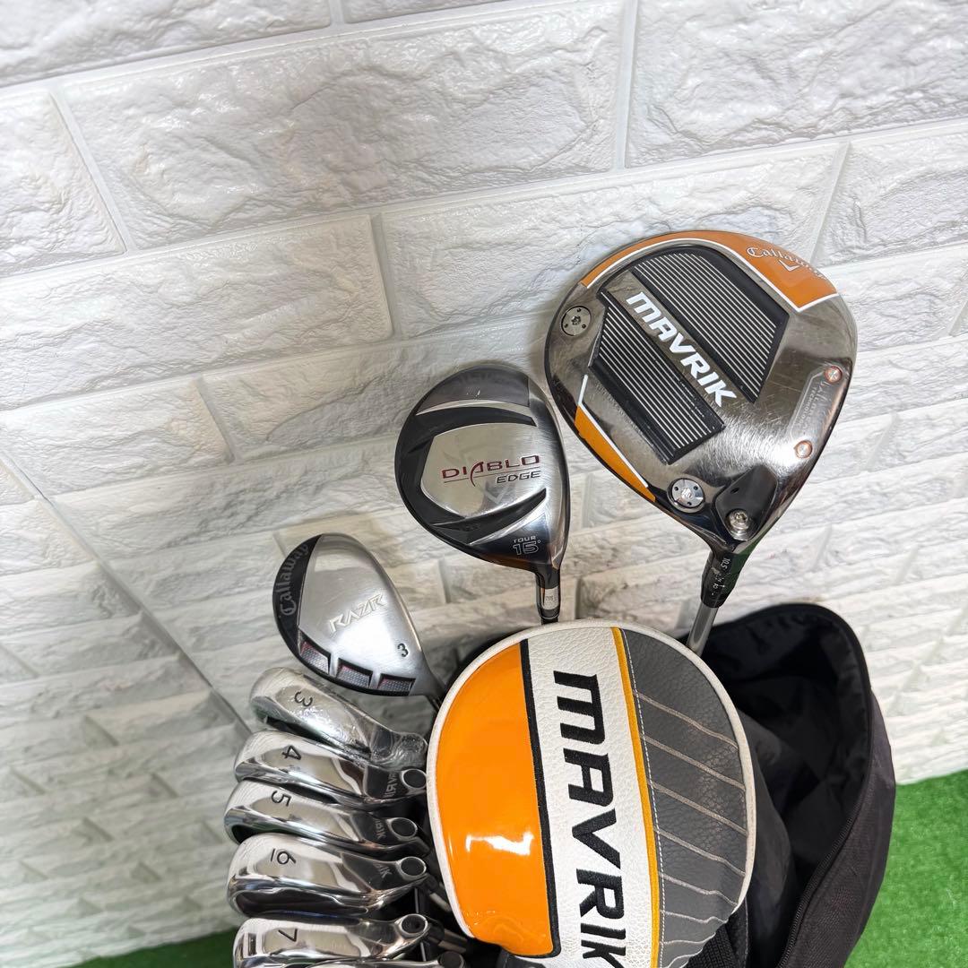 ゴルフセット　豪華　キャロウェイ　ラウンド仕様　フルセット　本格派　すぐ使える