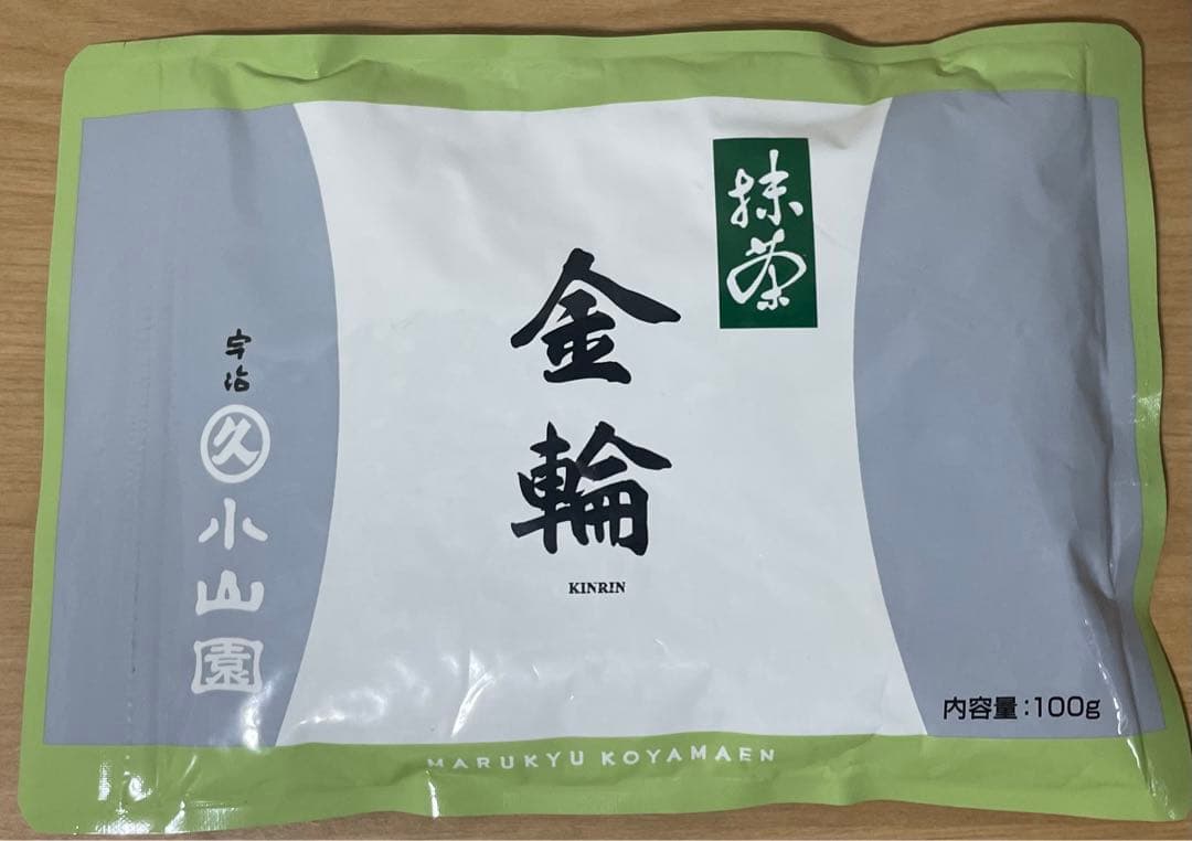 【新品未開封】京都・宇治　 丸久小山園　 抹茶　金輪 100g
