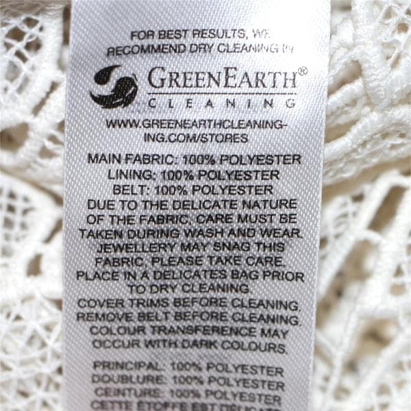 E*様 セルフポートレイト ワンピース レース 花柄 クリーム UK8 未使用