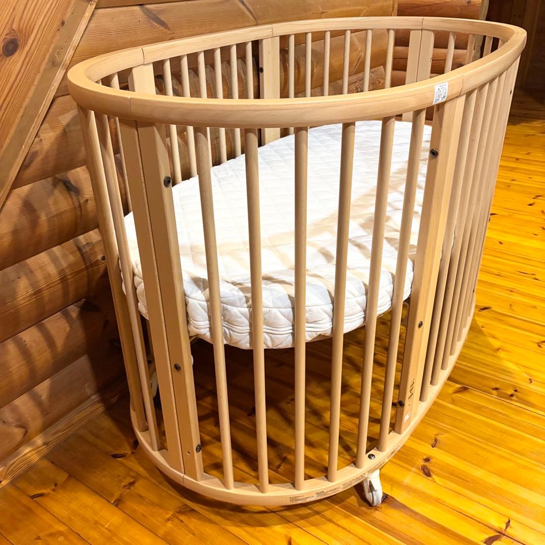 【美品】STOKKE ストッケ スリーピー ベビーベッド ナチュラル