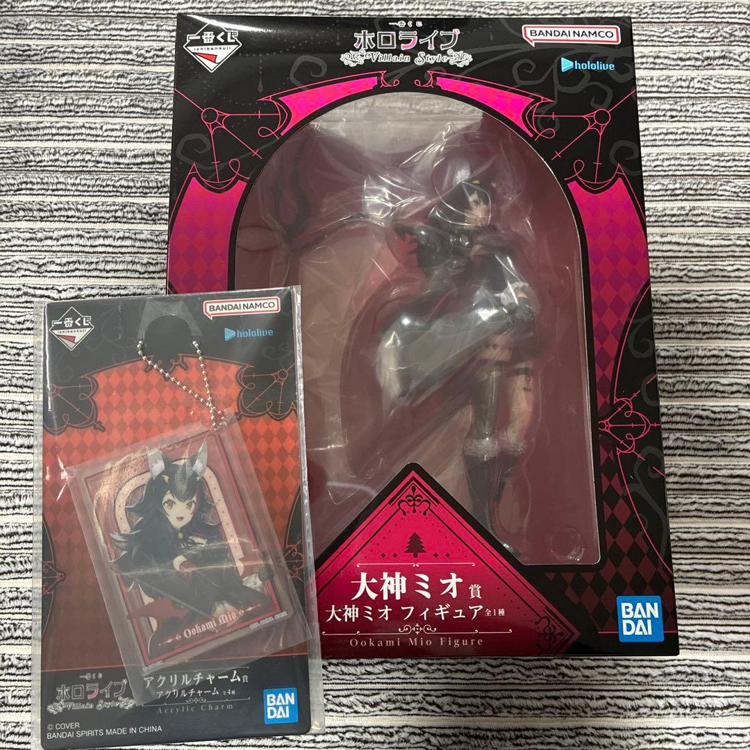 一番くじ ホロライブ 大神ミオフィギュア アクリルチャームセット
