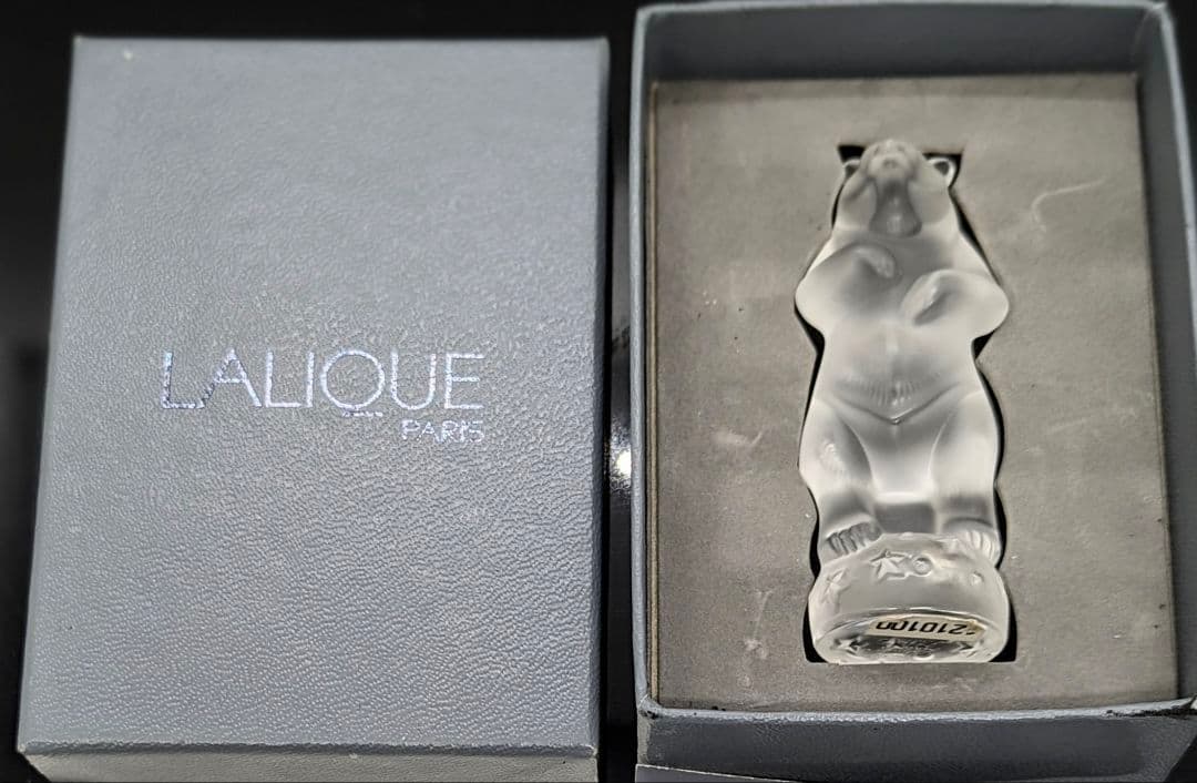LALIQUE ラリック サーカスベア ベア クマ オブジェ クリスタル