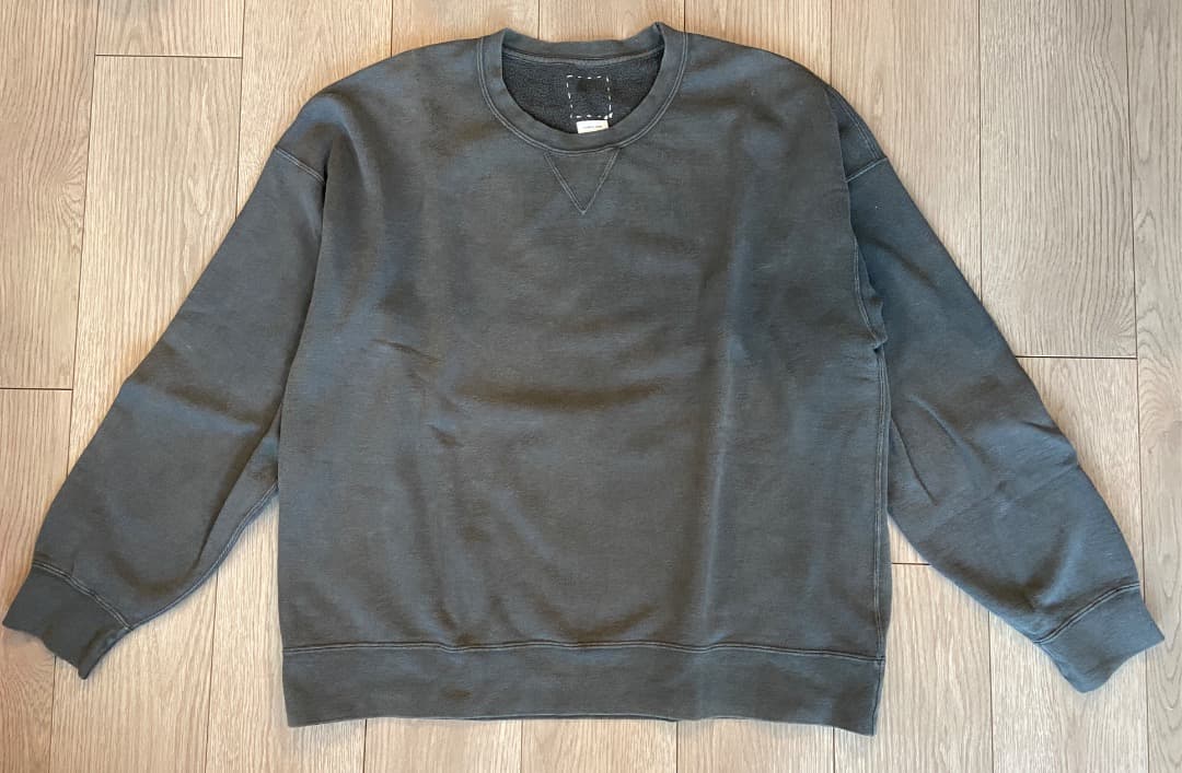 トップス visvim JUMBO SB SWEAT L/S DMGD (U.D.)