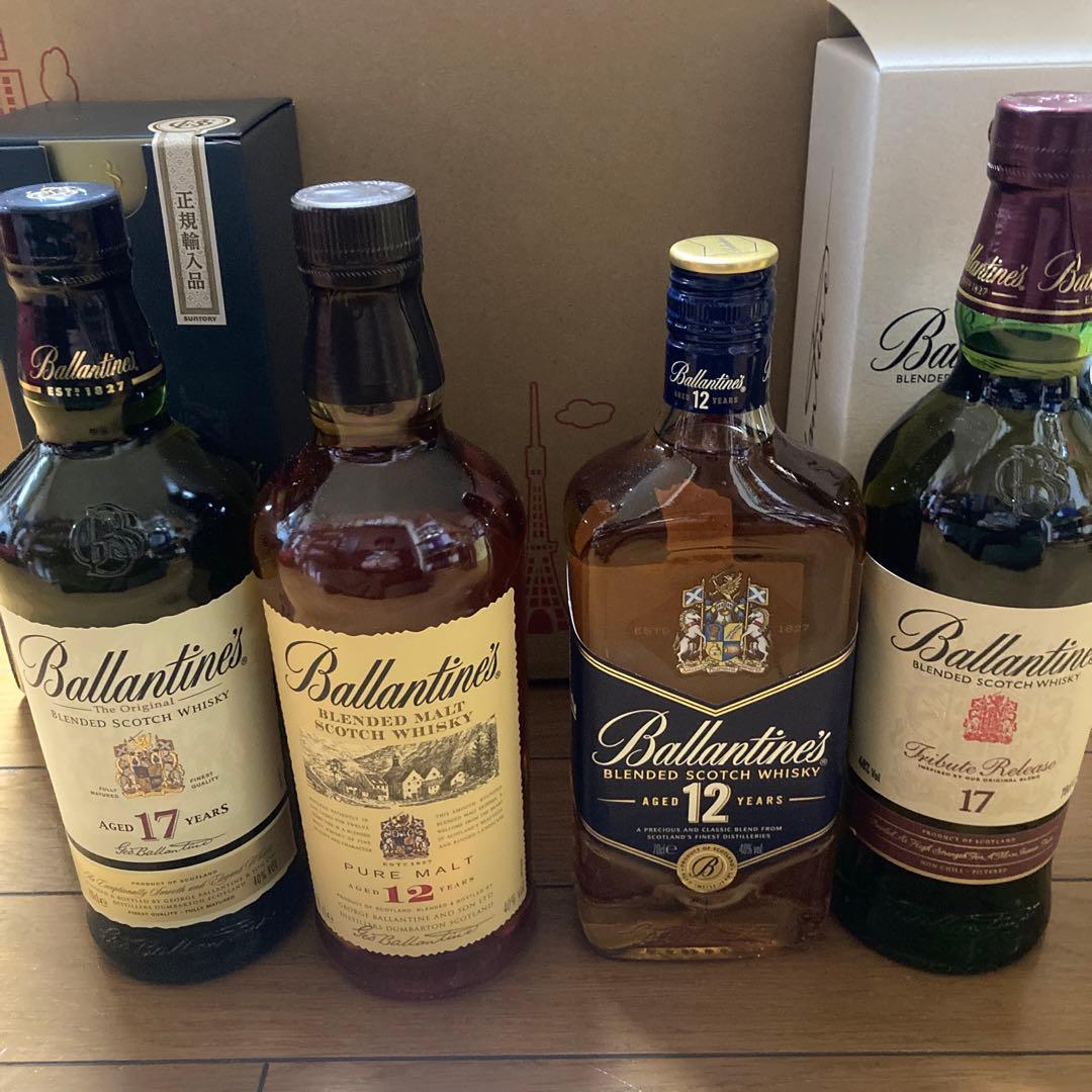 Ballantine's 12年 17年 4本セット